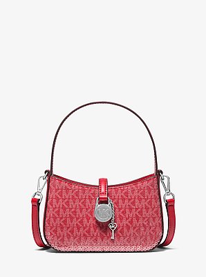 Tr&egrave;s petit sac &agrave; bandouli&egrave;re Lyra &agrave; logo Signature