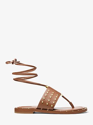 Sandalia Jagger de cuero con tachuelas