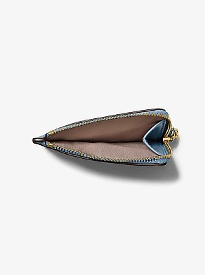 Bolso pulsera Jet Set peque&ntilde;o de piel granulada con tarjetero