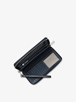 Bolso de pulsera continental Jet Set de piel granulada