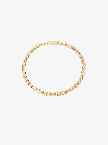 Marquise Stone Chain-Link Bangle