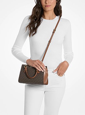 Bolso messenger Marilyn peque&ntilde;o con logotipo exclusivo