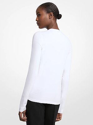 Stretch Viscose Long-Sleeve Shirt