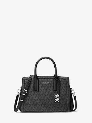 Laila Small Signature Logo Satchel