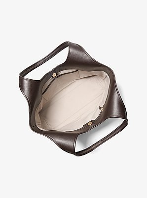 Henly Large Signature Logo and Textured Tote Bag