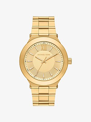 Horloge Billie, oversized en goudkleurig