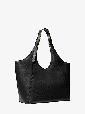 Bernie Large Pebbled Leather Tote Bag