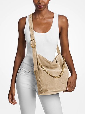 Nolita Large Suede Bucket Tote Bag