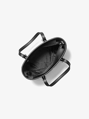 Bolso tote Jet Set Travel extrapeque&ntilde;o con cremallera superior y estampado de logotipos