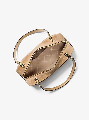 Cecily Medium Suede Shoulder Bag