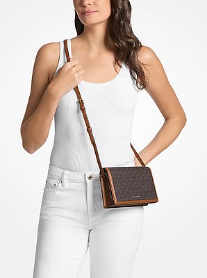 Marlowe Medium Signature Logo Crossbody Bag