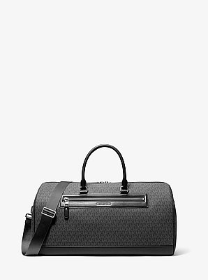 Jet Set Signature Logo Weekender Bag