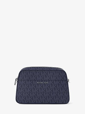 Jet Set Small Signature Logo Camera Crossbody Bag