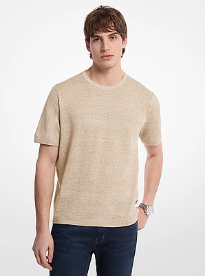 Linen and Cotton T-Shirt