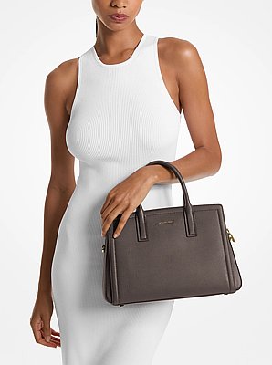 Laila Medium Leather Satchel