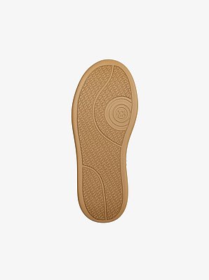 Hayes Embellished Metallic Leather Platform Sneaker