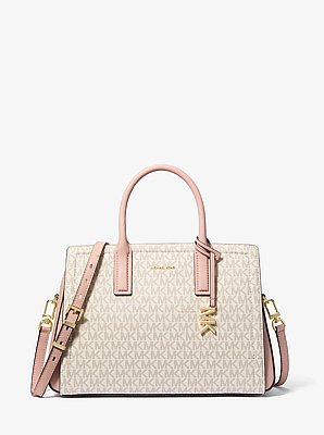 Laila Medium Signature Logo Satchel