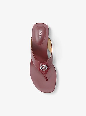 Anneka Patent Thong Sandal