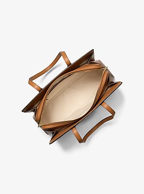 Cabas Laila de taille moyenne &agrave; logo Signature