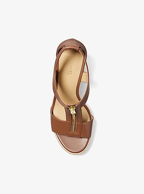 Berkley Leather Wedge Sandal
