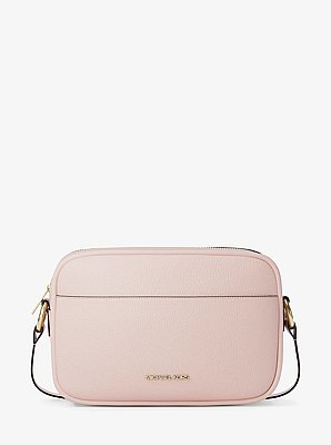 Jet Set Pebbled Leather Camera Crossbody Bag