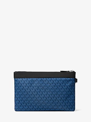 Brooklyn Printed Signature Logo Travel Pouch