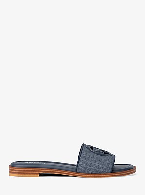 Sandalia tipo chancla Carissa de denim