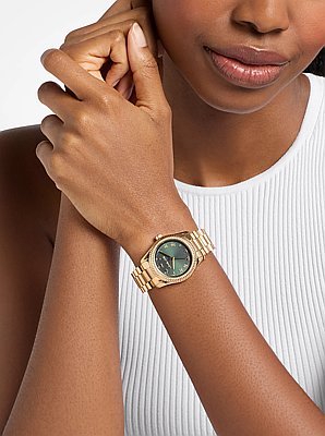 Mini Lexington Gold-Tone Watch