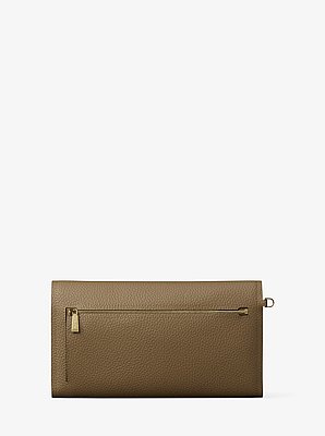 Jet Set Medium Pebbled Leather Smartphone Wristlet