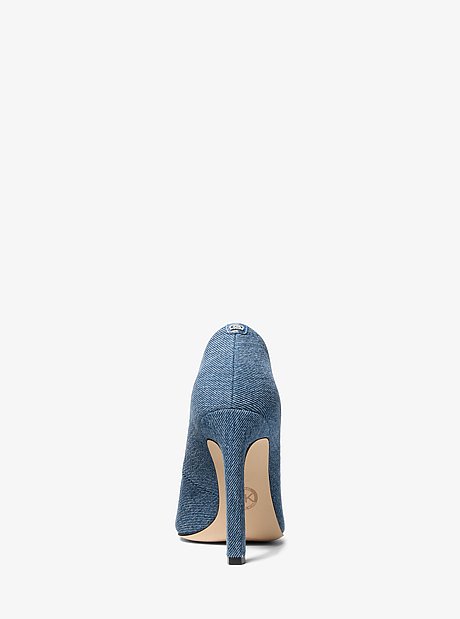 Zapato de tac&oacute;n Amara de denim