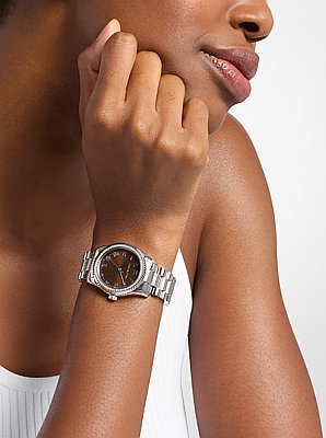 Mini Lexington Silver-Tone Watch