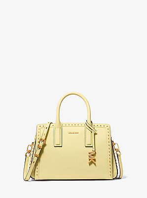 Petite sacoche Laila en cuir clout&eacute;