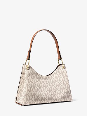 Joan Medium Signature Logo Shoulder Bag