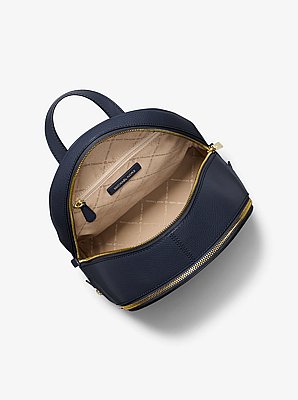 Rhea Medium Pebbled Leather Backpack