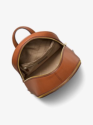 Rhea Large Pebbled Leather Backpack