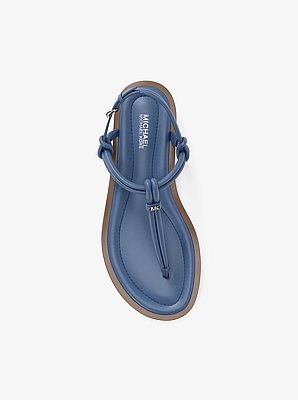Sandale Astra en cuir &agrave; bride en T