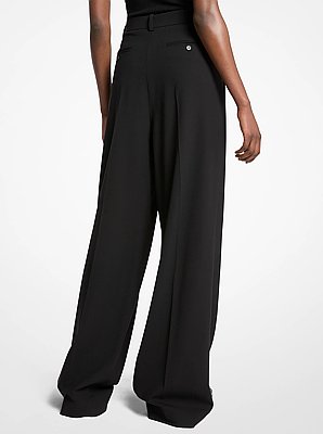 Stretch Wool Wrap Trouser