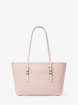 Shopper Quinn Medium aus Signature-Logostoff und Leder