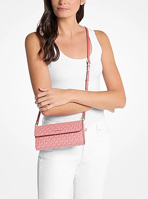 Petit sac &agrave; bandouli&egrave;re convertible Jet Set &agrave; logo Signature