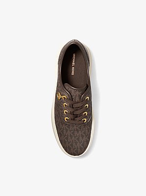 Sneaker Lindsey mit Signature-Logomuster und Schn&uuml;rung