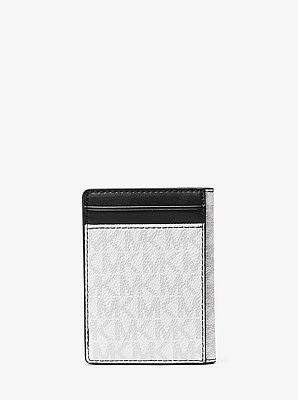 Portefeuille Cooper &agrave; deux volets et &agrave; logo Signature