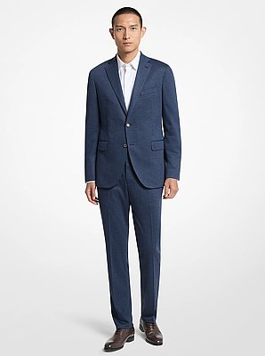 Stretch Prince De Galle Knit Blazer