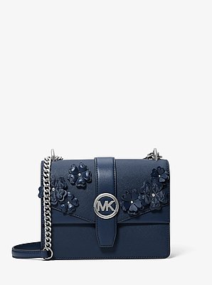 Greenwich Small Floral Embellished Crossbody Bag