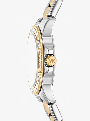 Set de regalo de joyas y reloj Everest petite en tono dorado