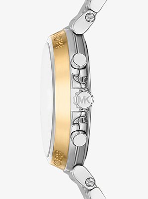 Reloj Maren oversize en tono plateado