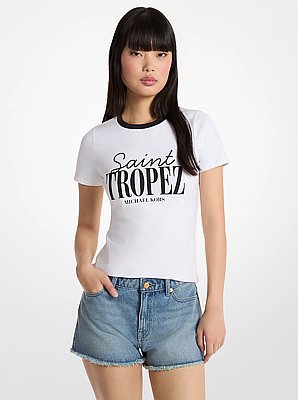 St. Tropez Stretch Cotton T-Shirt