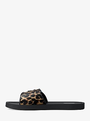 Palmer Cheetah Print Slide Sandal