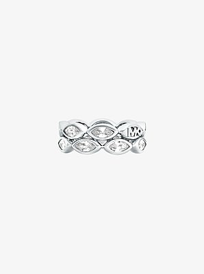 Marquise Cut Cubic Zirconia Tennis Ring