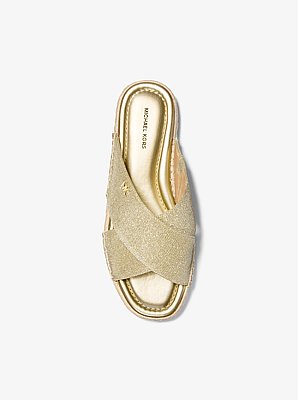 Kenzie Glitter Chain Mesh Sandal