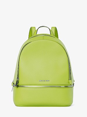 Rhea Medium Pebbled Leather Backpack